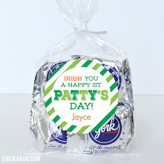 St. Patrick's Day Stickers - Irish You a Happy St. PATTY'S Day - Sheet of 12 Il_570xn