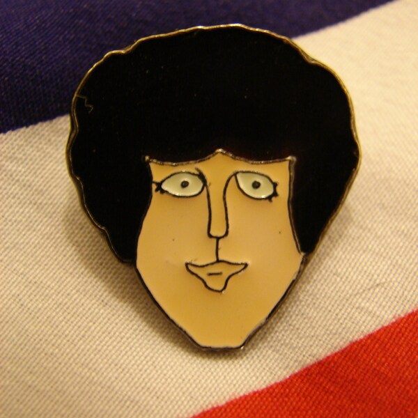 CLEARANCE The Beatles Altered Art Yellow Submarine Cartoon Paul McCartney Head Badge Pin Brooch