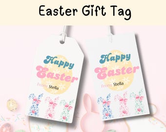 Teacher Easter Gift Tags, Easter Teacher Gift, Easter Printables, Kids Easter Basket, Printable Treat Bag Tag, Basket Tag for Easter