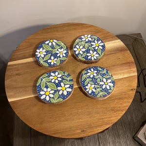 Flower Coasters