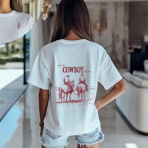 Cowboy Like Me Graphic Tee, Western Cowgirl T-Shirt, Vintage Chic Style, Coastal Cowgirl Summer, Unisex Graphic Tee, Folklore, Evermore Era