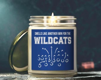 UK Wildcats Gift for Cats Fans, Home Decor Scented Candle Gift for Sports Fans, Home Office Gift, Kentucky Lover Gift Idea