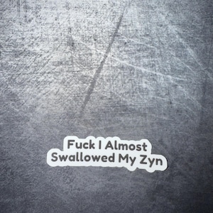 Pegatina impermeable Swallow Zyn
