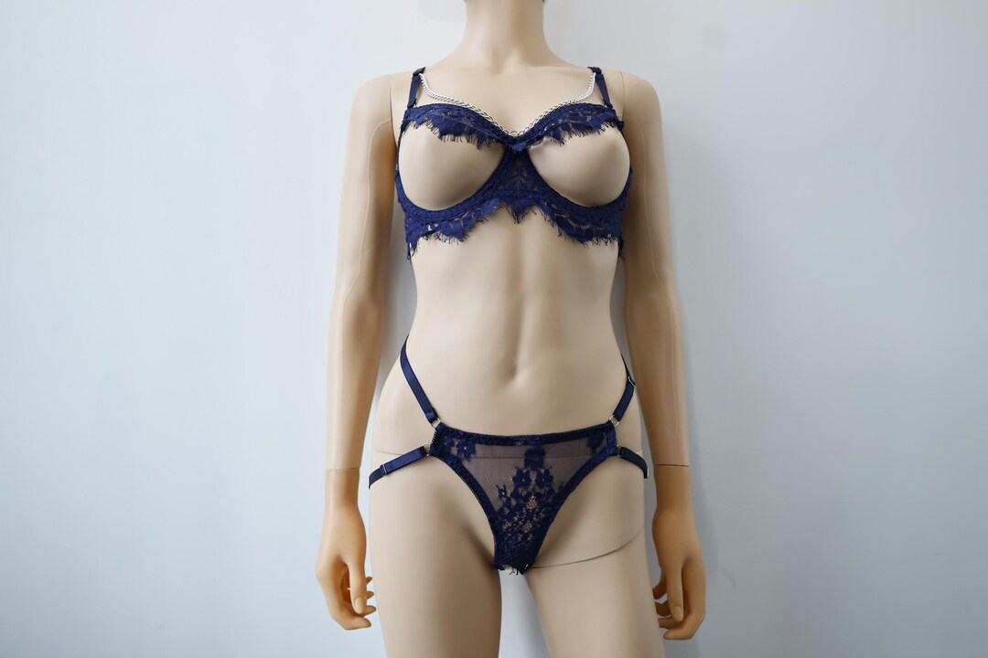 Lace Peek-A-Boo 3 Piece Set