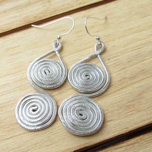 Aluminum  Earring, Wire Wrapped Jewelry, Handmade Jewelry, Wire Wrapped, Aluminum Jewelry