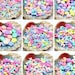 1 Pack Random Mixed Colors Acrylic Plastic Many Shapes for Choice Loose ...