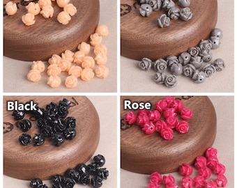 Perline Di Corallo Artificiale A Forma Di Fiore Da 8 Mm, 10 Mm - Foto 14