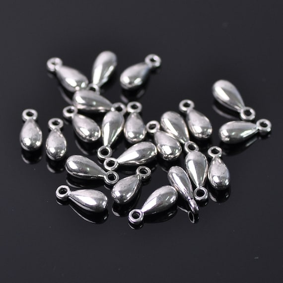 Metal teardrop beads discount