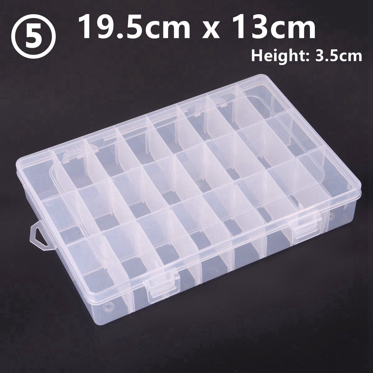 8/10/15/24/36 Removable Compartment Bead Storage Plastic Box - Etsy