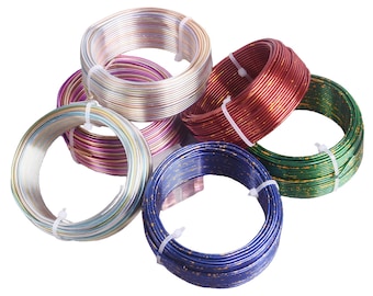 1 rollo de 2mm, calibre 12, 24 metros, alambre de aluminio suave para manualidades de Metal, abalorios para fabricación de joyería, accesorios para manualidades DIY