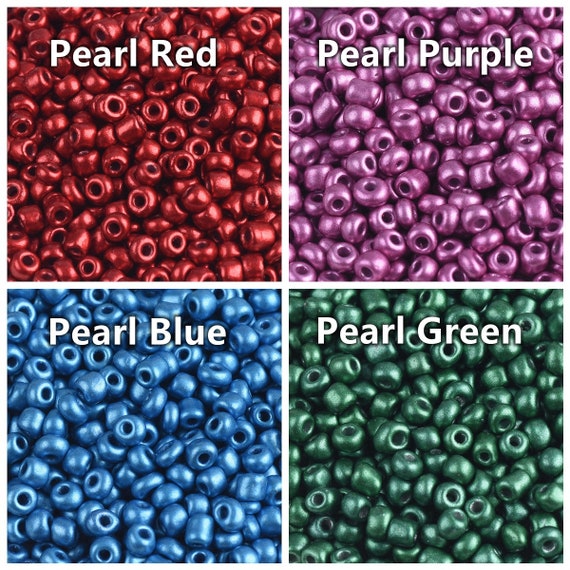 2/3mm Glass Seed Beads Bulk Mixed Colors Mini Spacer Loose Pony