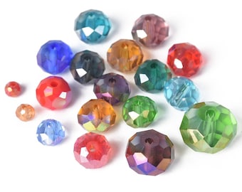 Wholesale 100pcs 3x2mm Rondelle Faceted Crystal Glass Loose Spacer Beads lot DIY Wholesale 100pcs 3x2mm Rondelle Faceted Crystal Glass Loose Spacer Beads lot DIY