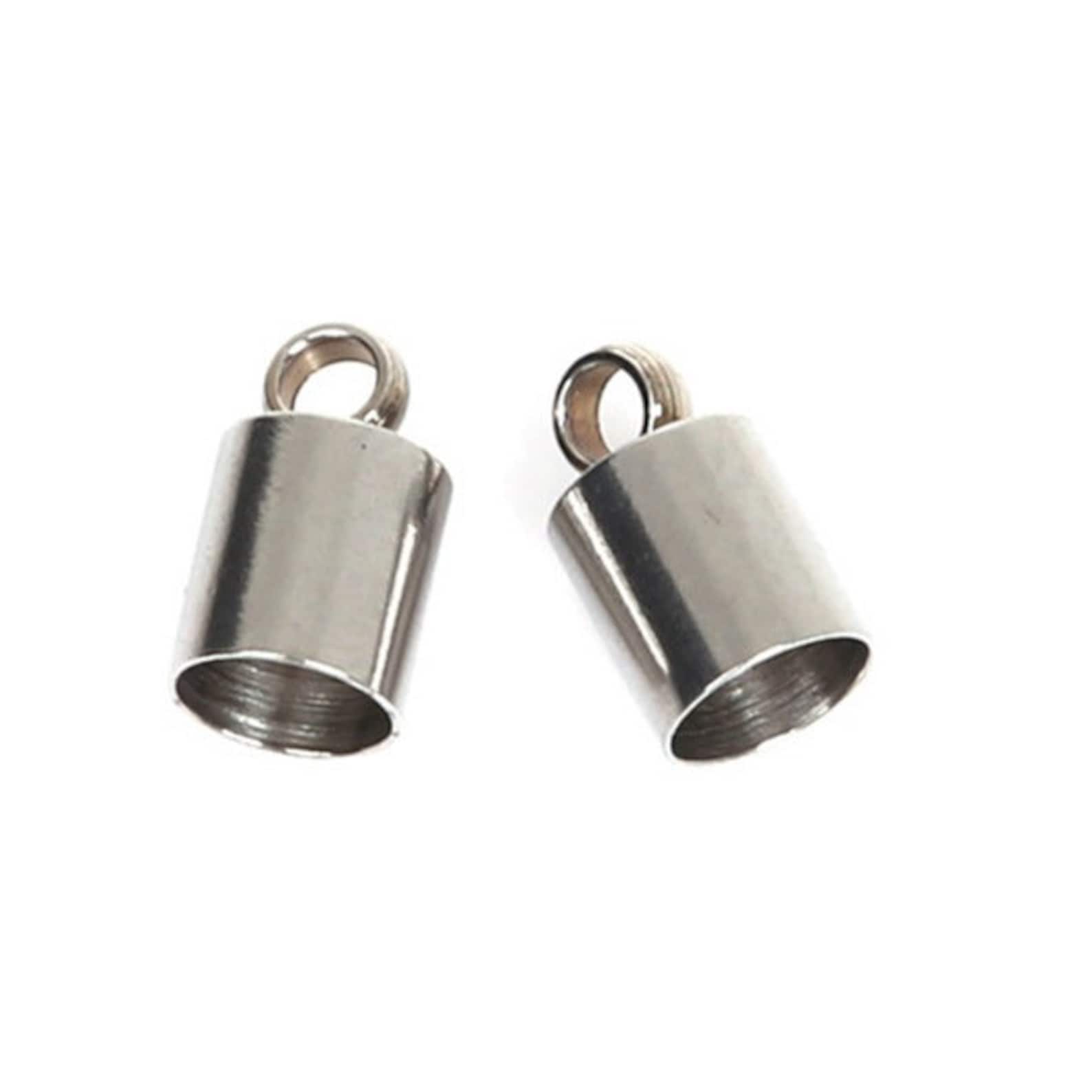 10pcs Stainless Steel Wire Rope Thread Cord Metal Crimps End Etsy