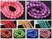 Wholesale 4mm 6mm 8mm Glitter Lacquer Bicone Faceted Glass Bead Loose Spacer Beads Lots Jewelry Findings JZ002 JZ004 JZ005  50 