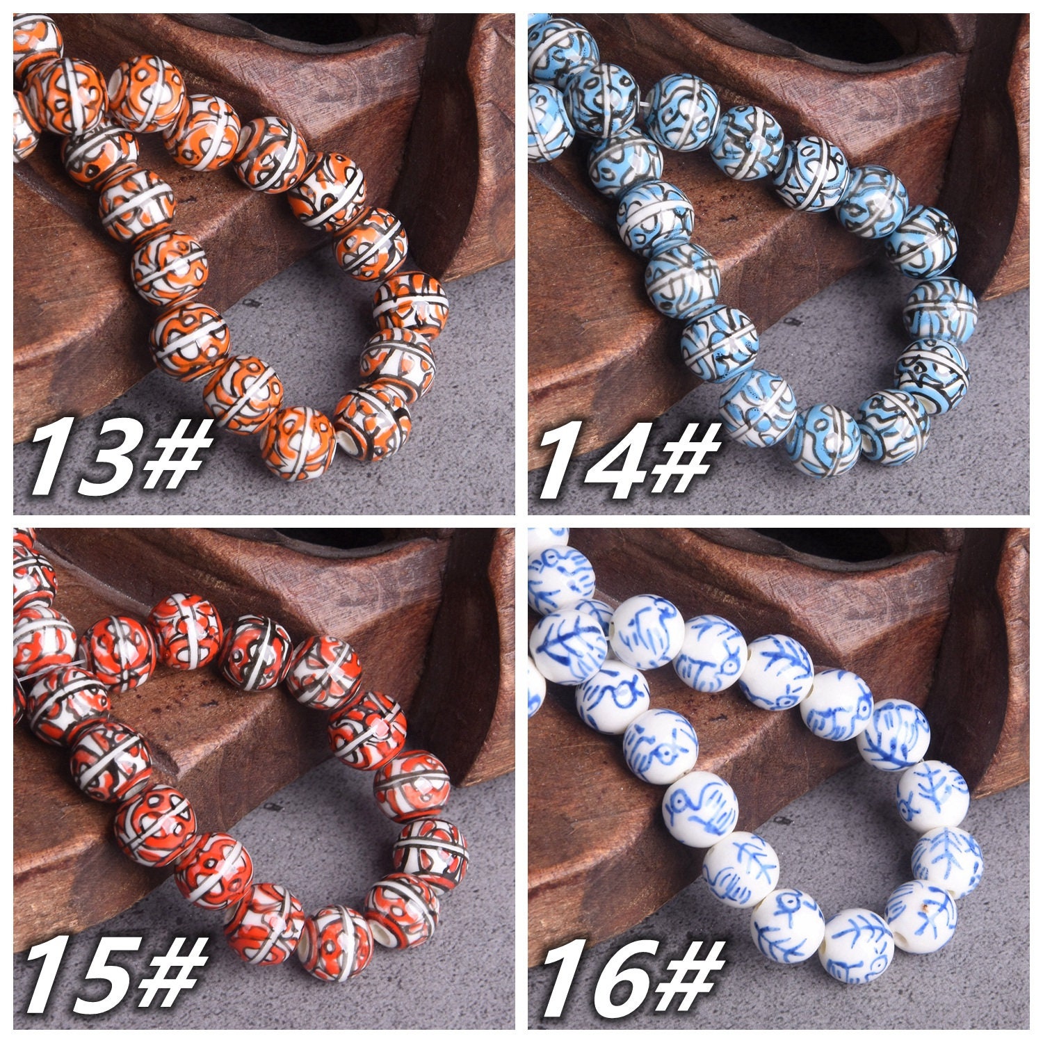 Bead Kit Lampwork Murano Glass Beads Mix For Jewelry Making