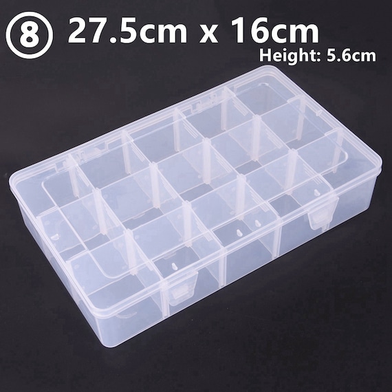 Plastic storage box, 36 compartments