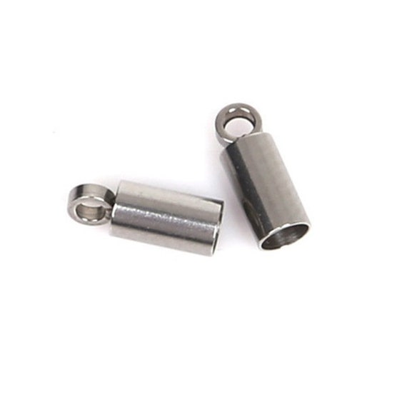Silver Metal Cord End – Miss Maude