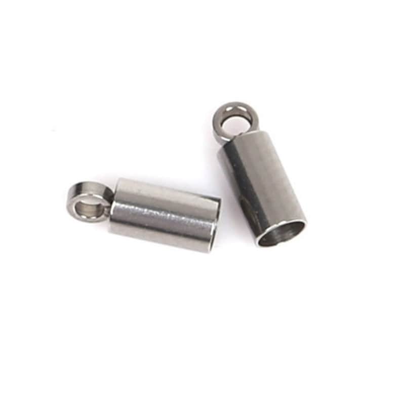 10pcs Stainless Steel Wire Rope Thread Cord Metal Crimps End Etsy