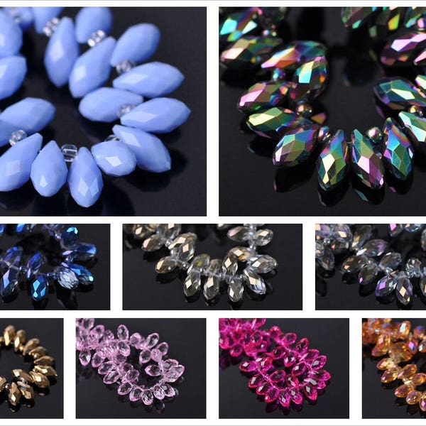 thumbnail image 2 of Natural Brazil Amethyst Beads Faceted Rondelle Beads 5mm 2 of 12