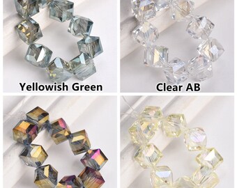 Perline Distanziatrici Larghe In Vetro Cristallo Misto Da 8/10/12 - Foto 4