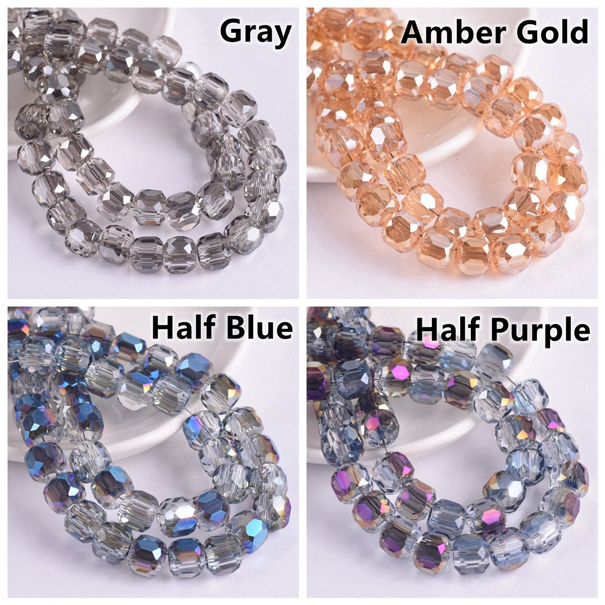 Cuentas De Cristal Para Hacer Joyas, Incluyendo Caja De