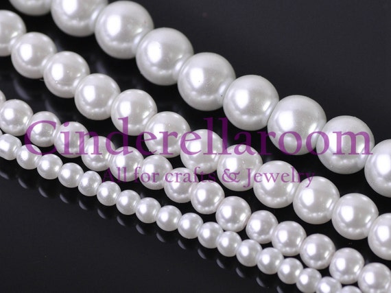 Wholesale 50//200pcs 6mm Round Glass Loose Spacer Beads Lot Bulk Jewelry Making