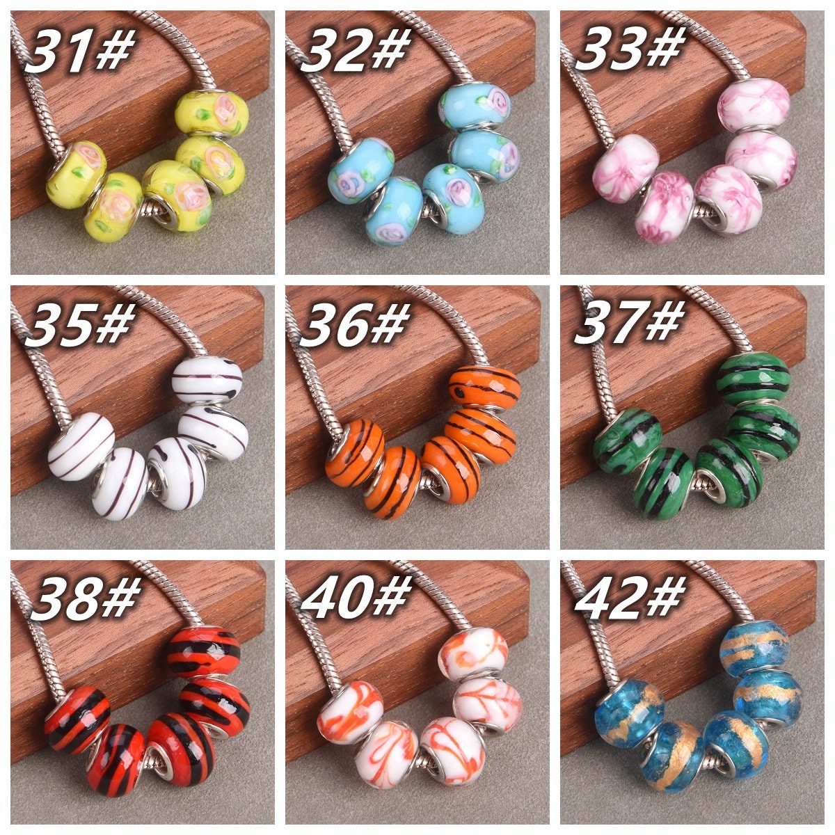 Peggy - Applique Multicolor In Vetro Di Murano Lavorato Rigadin Colorato - Foto 4