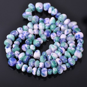 9-13mm 35&quot;-36&quot; (90-94cm) Bulk in Lots Multi-Color Natural Stone Gemstone Chips Beads Charms For Jewelry Findings Making Crafts BS204