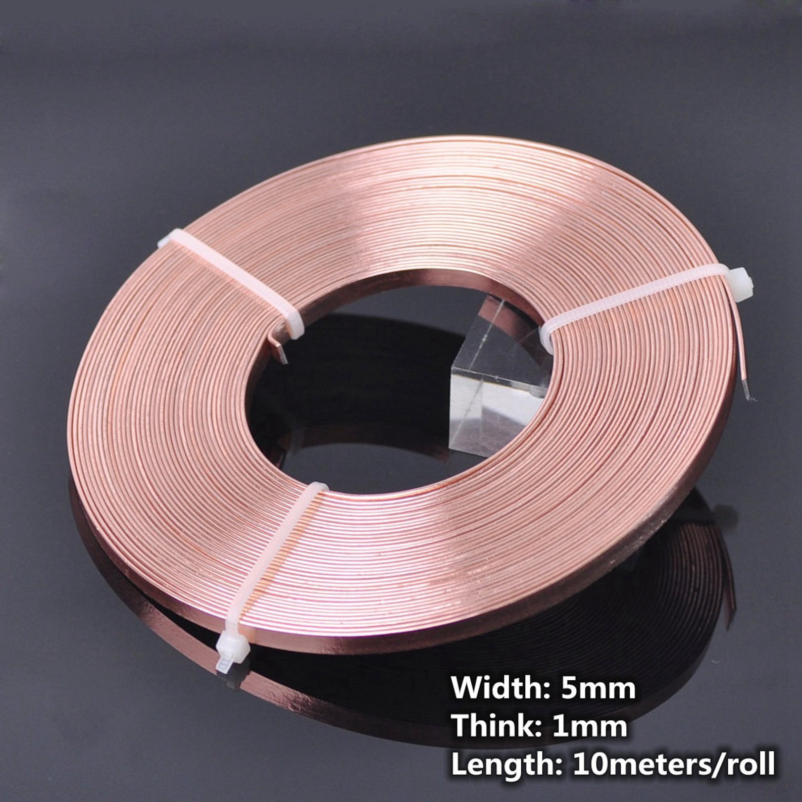 10m/roll 5x1mm Flat Aluminum Wire Jewelry Making Beading Metal Etsy