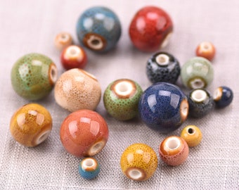 Wholesale 100pcs Ceramics Beads Jewelry Round Material DIY Carft Porcelain 8mm Wholesale 100pcs Ceramics Beads Jewelry Round Material DIY Carft Porcelain 8mm
