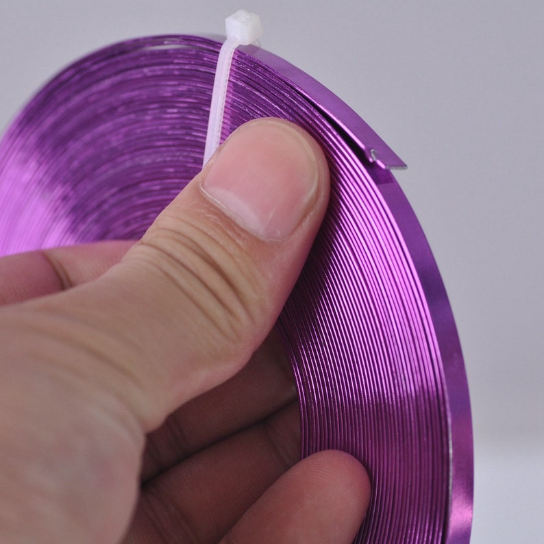 10m/Roll 5x1mm Flat Aluminum Wire Jewelry Making Beading Metal Etsy