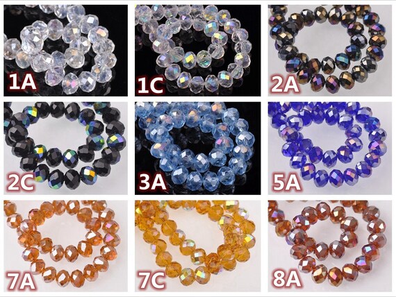 5Pcs Gold Champange 26mm Rectangle Crystal DIY Spacer Beads Jewelry Findings B E