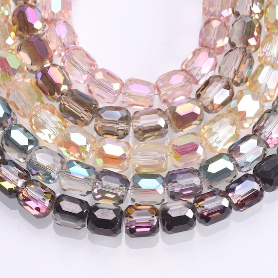 40pcs 10mm Lotus Pod Shape Lampwork Glass Beads - Loose Beads For Jewelry Making & Crafts