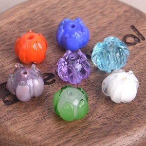 5 pièces 12 mm-13 mm mm rond forme de bouton de fleur fait main en verre au chalumeau perles en vrac pour bricolage artisanat fabrication de bijoux résultats