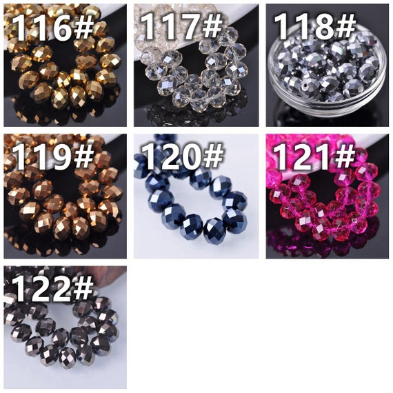Incraftables 3000pcs Spacer Beads Kit - Gold, Silver & Rose Gold Rondelle, Round & Cube Beads For Jewelry Making