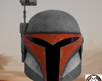 Covert Enforcer Mandalorian Helmet STL – 3D Printable Cosplay Prop - MMCC Approved