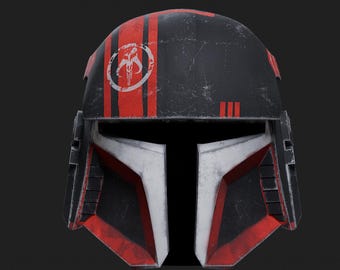 The Rex - 3d Printable STL File For A Custom Mandalorian Style Helmet - MMCC Approved