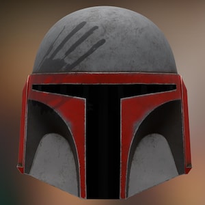 Mandalorian Super Commando Shadow Collective Grunt Soldier Helmet STL | 3D Print Files | Star Wars Inspired Cosplay Armor | Mando Helmet