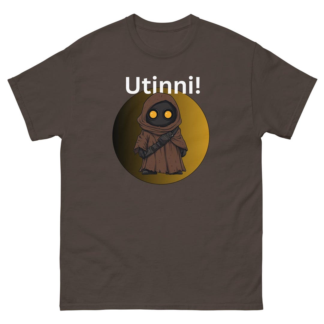 Sandcrawler Cartoon Star Wars Cartoon Jawa T-shirt, Cute Sandcrawler Scavenger Tee, Desert ...