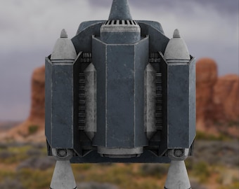 Mandalorian Jetpack STL File from The Covert Episode | Screen Accurate 3D Print Model Prop - MMCC Approved