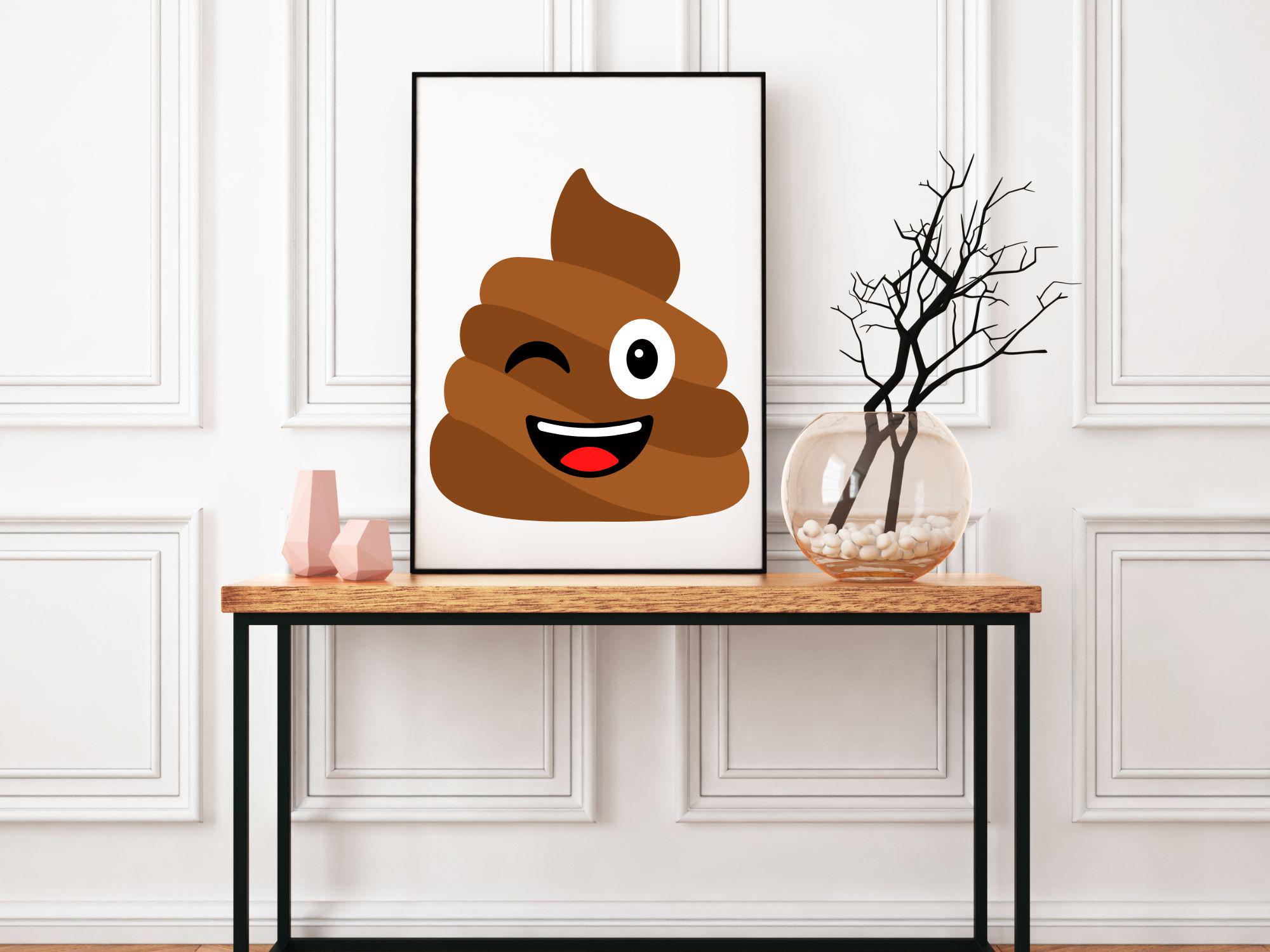 Poop Emoji Svg, Poop Emoji Svg Bundle, Poop Clipart, Layered Poop Emoji ...