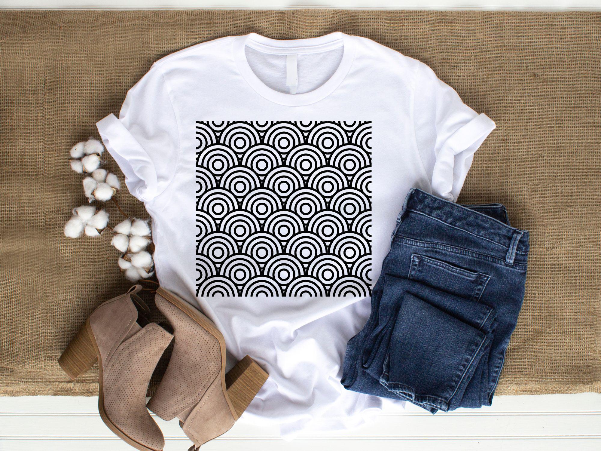 Floral & Geometric Pattern SVG Bundle: Seamless Designs (digital ...
