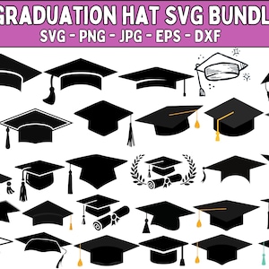 Graduation Cap Svg, Class of 2025 Svg, Graduation Svg Bundle, Graduation Topper Svg, Senior 2025 Svg, Graduation Clipart, Graduation Hat Svg