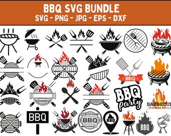 Barbeque SVG Bundle, BBQ Svg Bundle, BBQ Svg, Grilling Svg, Kitchen Svg, Bbq Cut Files , Bbq Clipart, Grilling Clipart, Food Svg