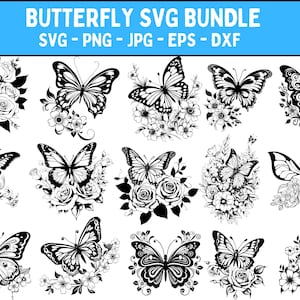 Schmetterlinge-Svg's Datei geschnitten Datei Cricut Silhouette