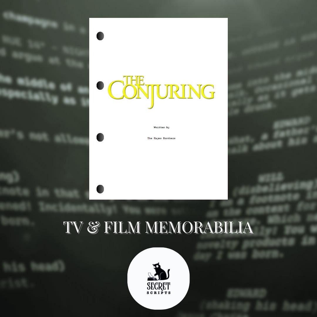The Conjuring Screenplay: Movie Film Script Memorabilia - Etsy