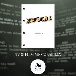 ROCKnROLLA Full Screenplay, Movie Script, Screenplay, Film Script, Memorabilia, Gift, Movie Gift
