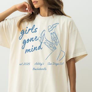 Girls Gone Mild Bachelorette Shirt, Custom Bride Tee, Spa Party Bridesmaid Shirt, Weekend Girls Trip, Matching Bach Party Top, Bridal Party