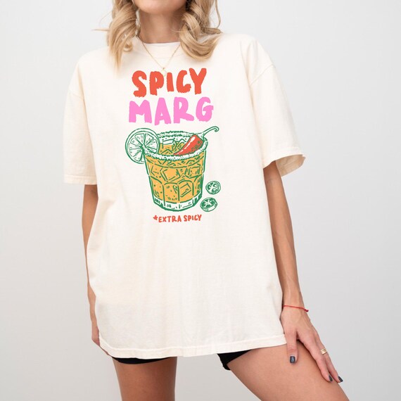 Spicy Margarita Shirt, Extra Spicy Marg Tee, Funny Cinco de Mayo Shirt, Summer Cocktail Shirt, Margarita Lover Gift, Summer Vibes Shirt