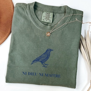 Anti-Autoritär Shirt, Ni Dieu Ni Maître, Kein Gott, kein Meister, Anti-Trumpf-Shirt, Linker-Protest-Shirt, Anarchist-T-Shirt, Anti-Trumpf-Shirt